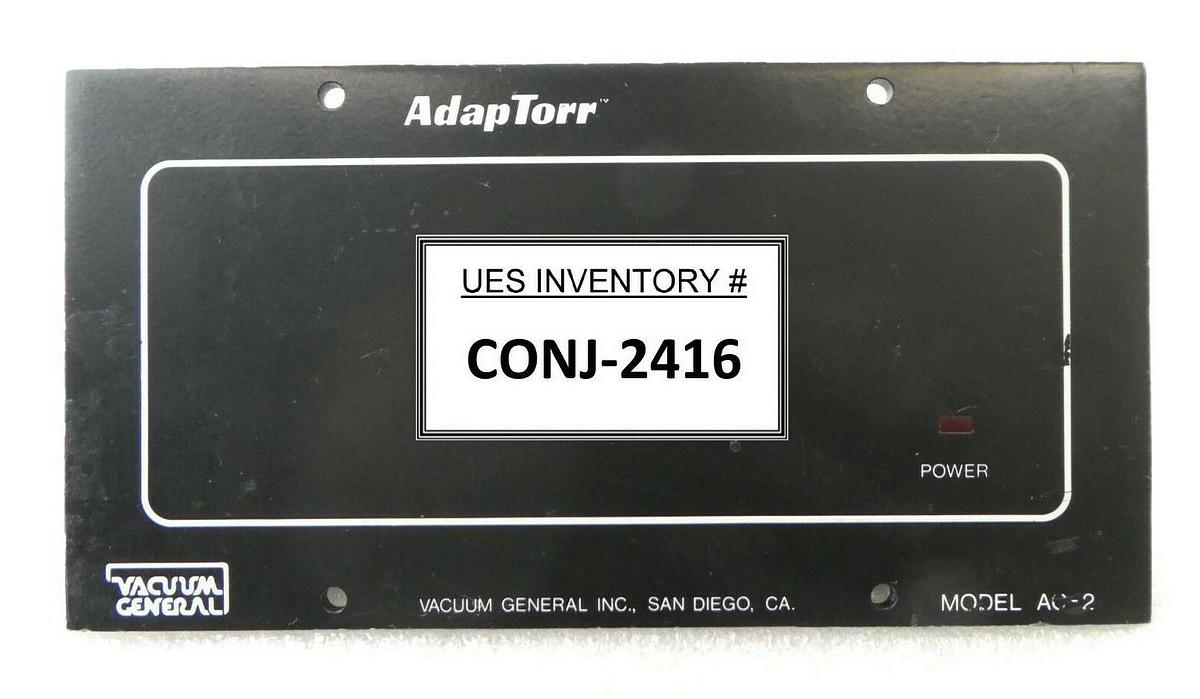 Used Vacuum General AC-2 Throttle Valve Controller AdapTorr Rev. D Working Surplus