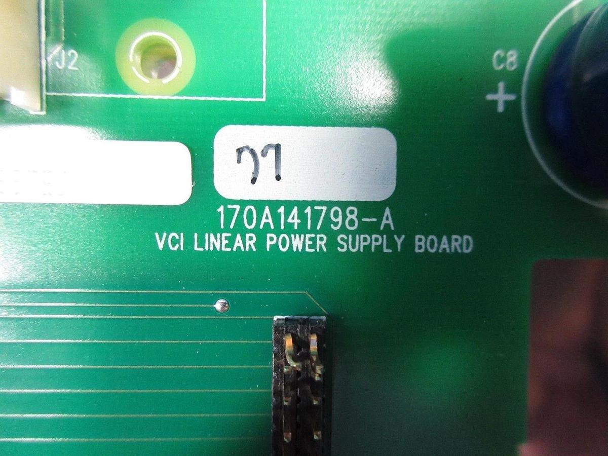 Used Thermo Noran 170A141798-A VCI Linear Power Supply PCB 700P135927 Rev. E Used