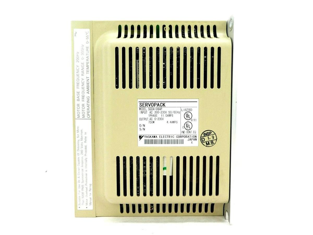 Used Yaskawa Electric SGDA-08AP Servo Drive SERVOPACK Working Surplus