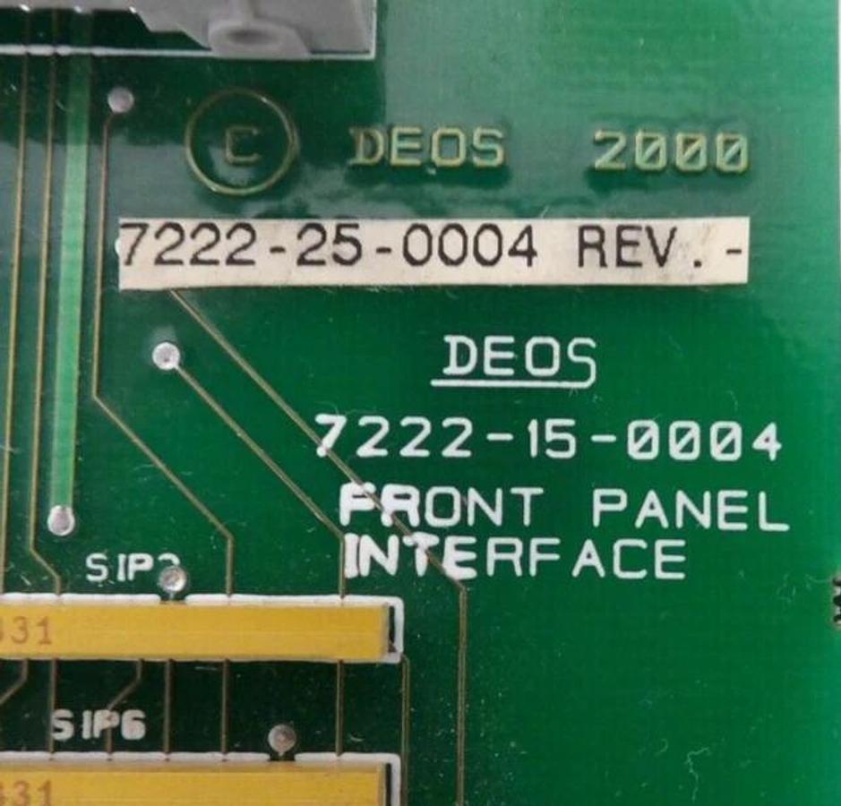 Used Coherent 7222-25-0003 Micro Controller PCB Set of 2 DEOS D1000 Working