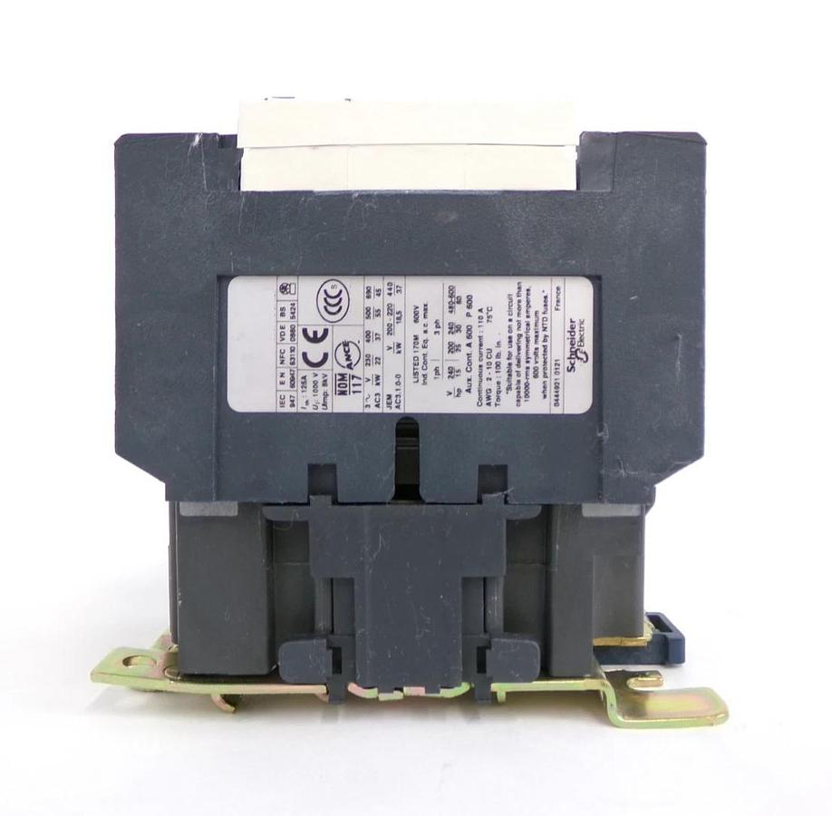 Used Telemecanique LC1D80116 Contactor LC1 D806 Square D Lot of 3 Working