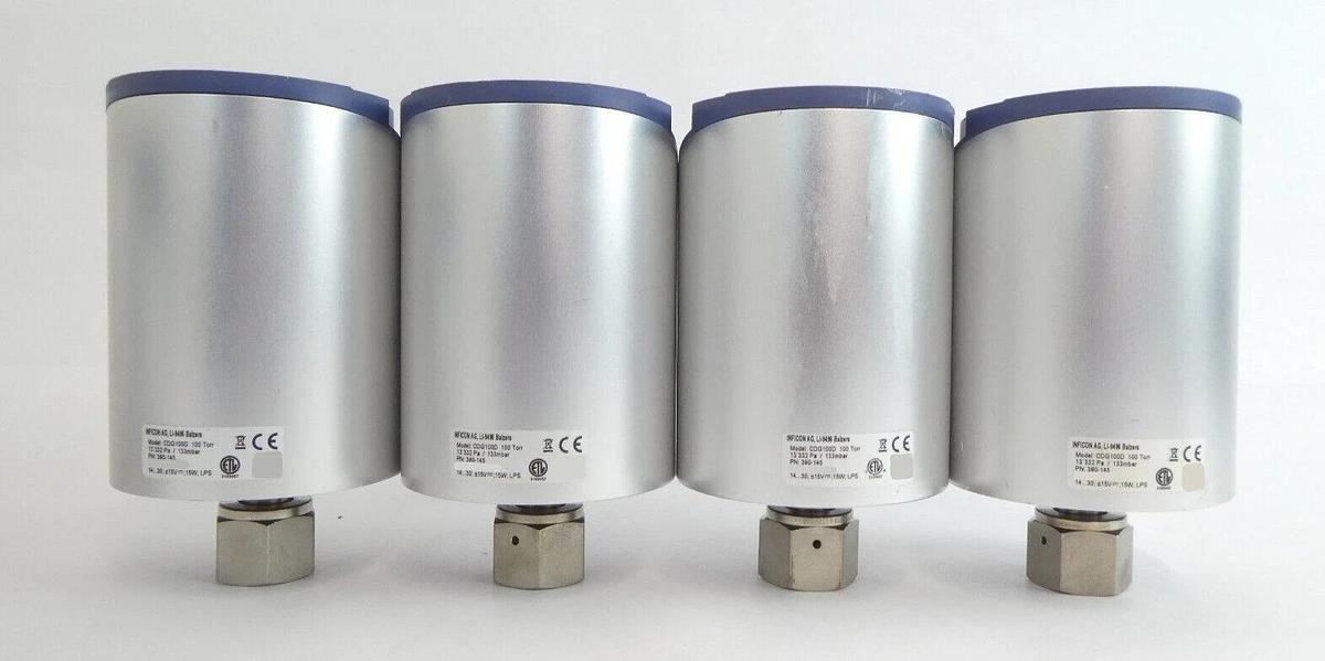 Used Inficon CDG100D Baratron Transducer Reseller Lot of 8 Working Surplus