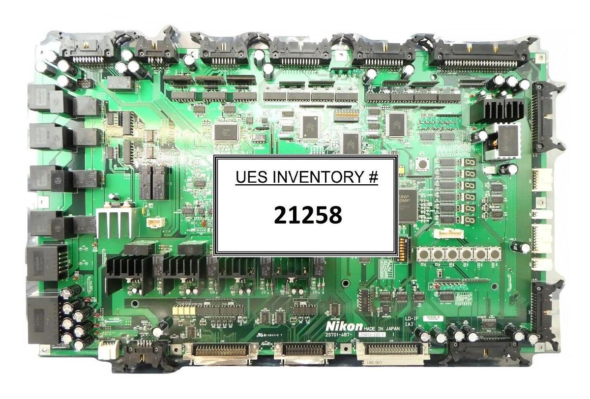 Used Nikon 2S013-220-1 LD-IF Interface Backplane Board 2S701-487 PCB NRM-3100 Working