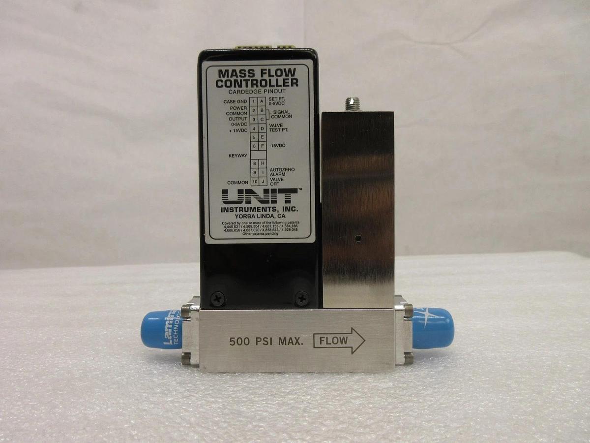 Used UNIT Instruments UFC-1160A Mass Flow Controller MFC 50 SCCM TMPI Used Working