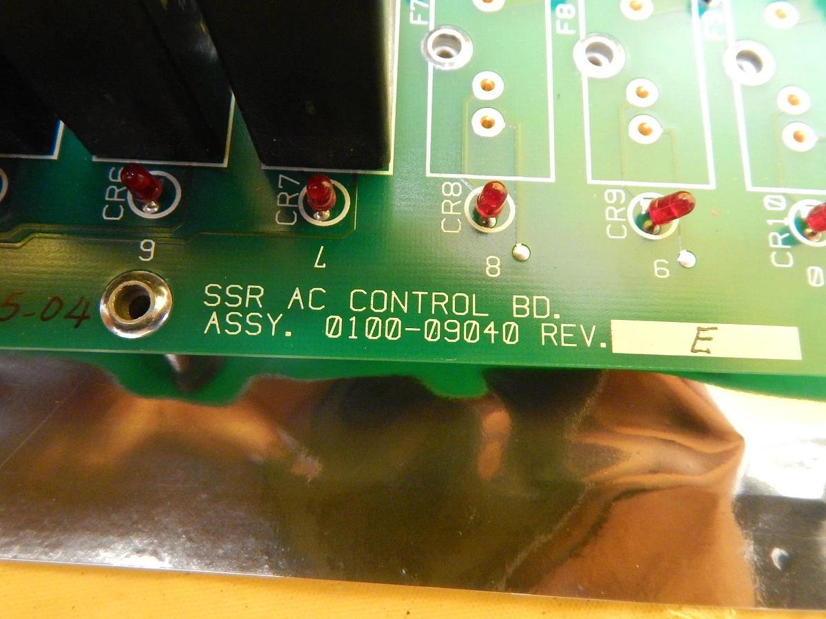 Used AMAT Applied Materials 0100-09040 7 Relay SSR AC Control Board PCB Used Working