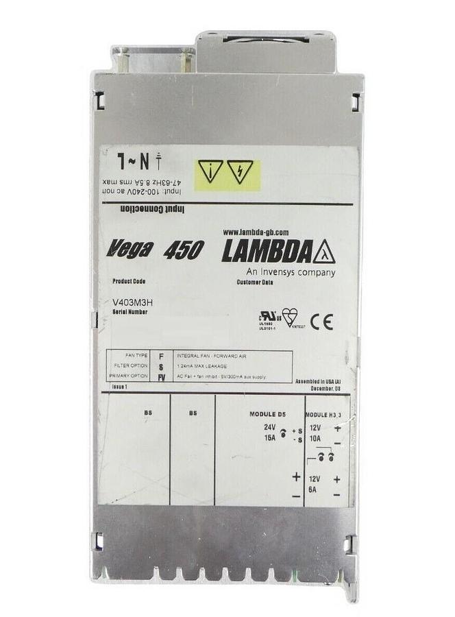 Used Lambda V403M3H Spectrometer Power Supply Vega 450 AB Sciex MDS Working Surplus