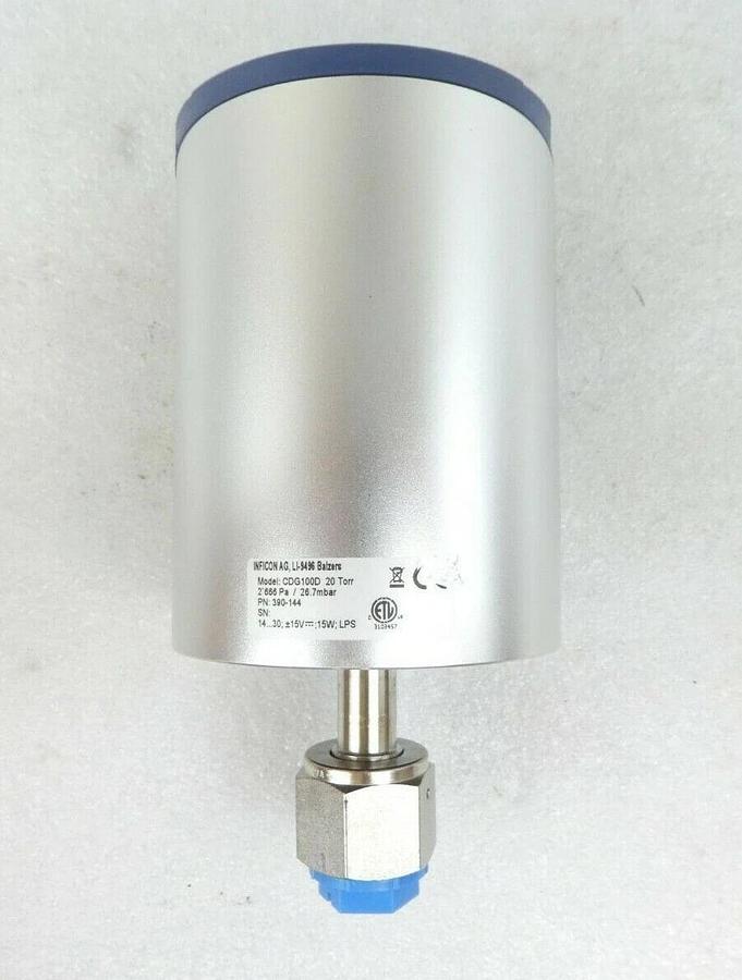 Used Inficon 390-144 Diaphragm Gauge Manometer CDG100D AMAT Working Surplus