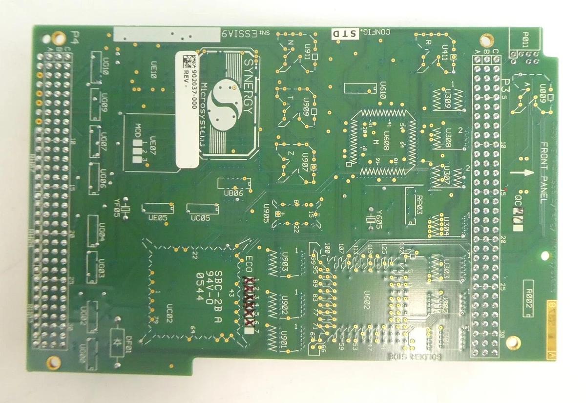 Used Synergy Microsystems 902037-000 VME Processor Daughterboard PCB Working