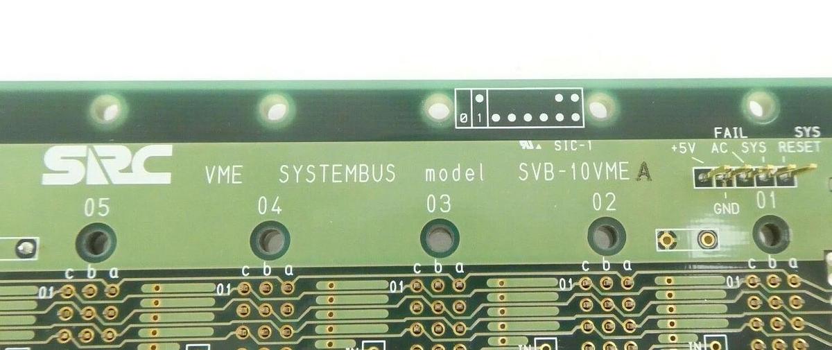 Used SRC SVB-10VME VME Card Backplane SYSTEMBUS PCB SVB-10VMEA Rudolph F30 Working