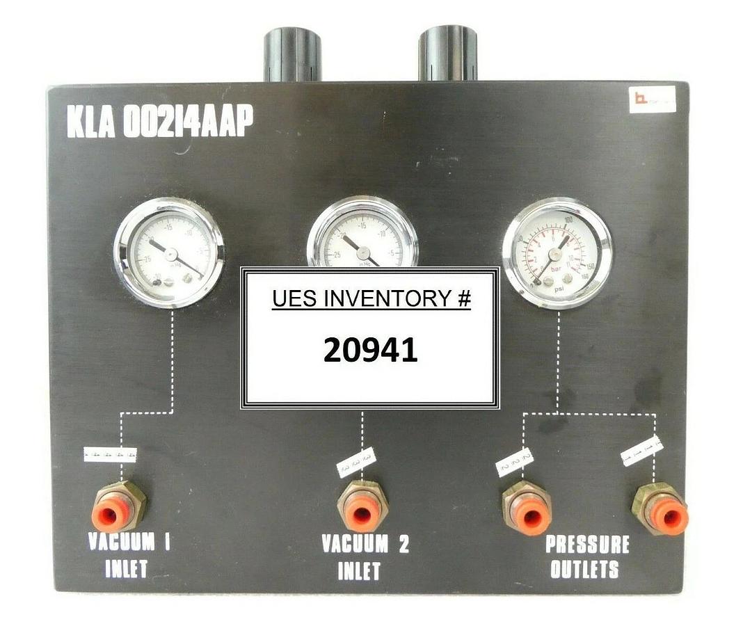 Used KLA Instruments 00214AAP Pneumatic Distribution Module KLA-Tencor 5015 Working