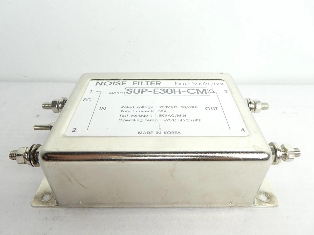 Used Fine Suntronix SUP-E30H-CM Noise Filter Reseller Lot of 12 Used Working