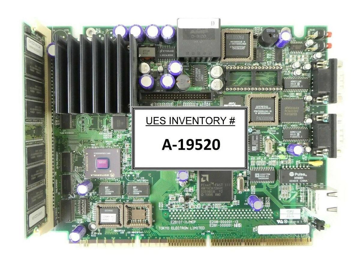 Used TEL Tokyo Electron E280-000001-15 CPU PCB E2B101-11/MCP E281-000001-14 Working