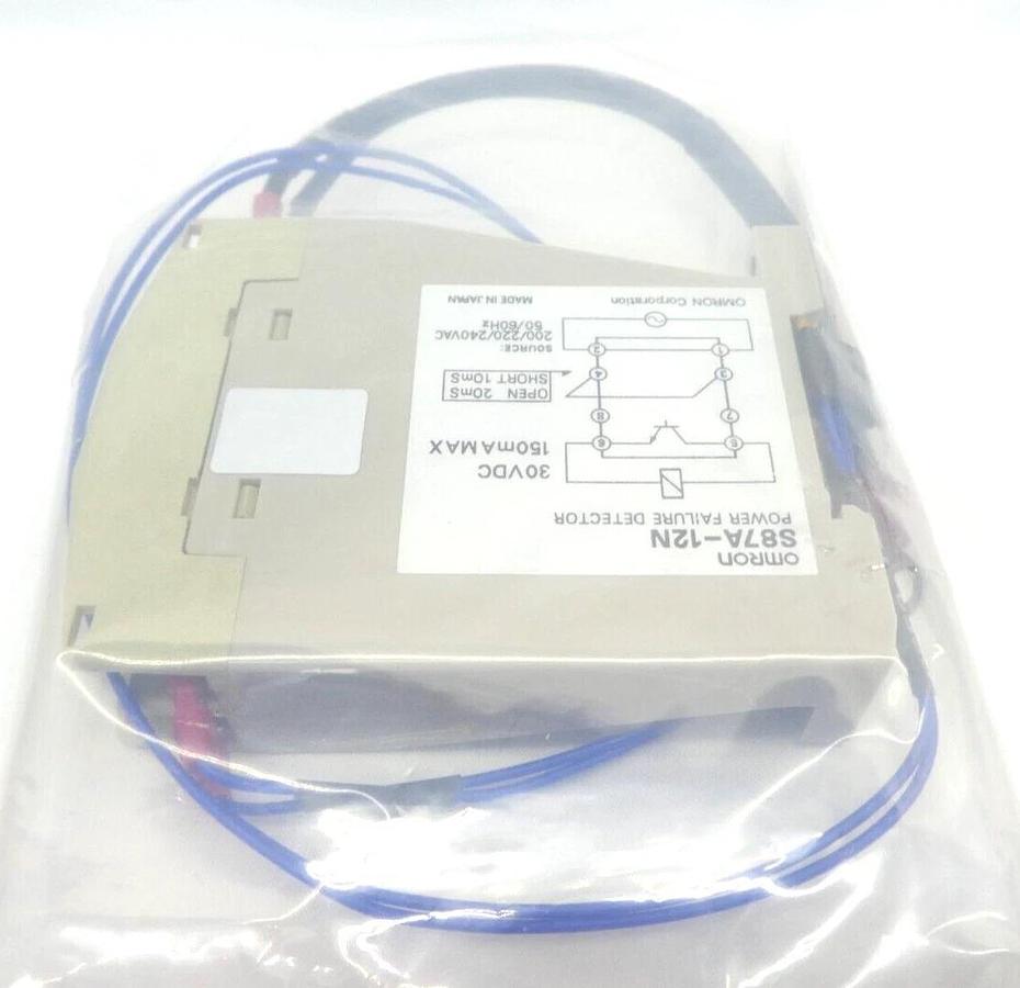 Omron S87A-12N Power Failure Detector TEL Tokyo Electron 3R86-002667-12 New