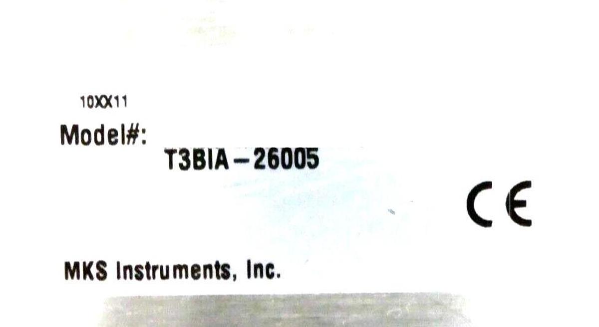 Used MKS Instruments T3BIA-26005 High Speed Exhaust Throttle Valve Type T3BIA Working