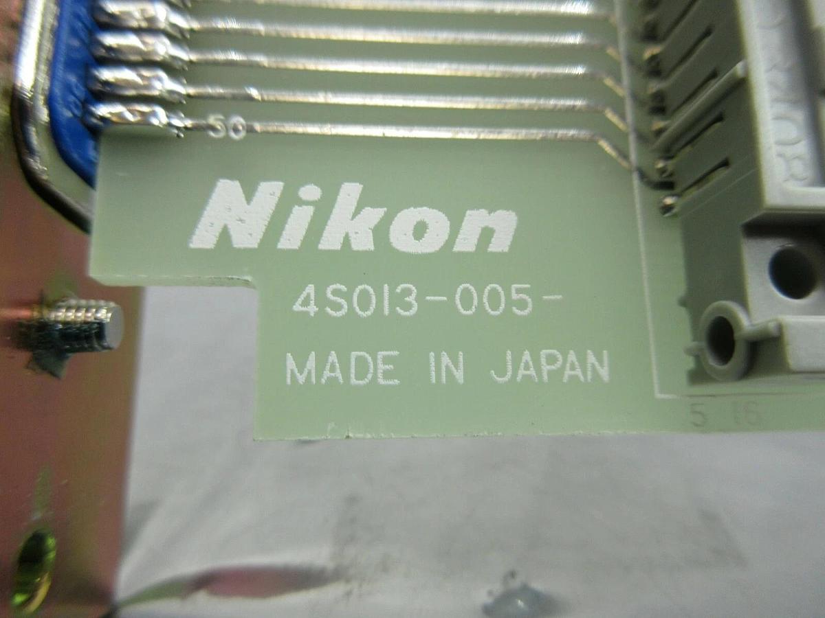 Used Nikon 4S013-005 Interface Board PCB NSR-1755G7A Step-and-Repeat G-Line Used