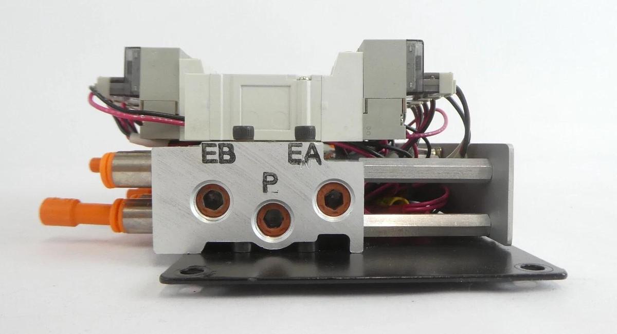 Used SMC SS5Y3-ULB990057 14-Port Pneumatic Manifold 0010-01801 AMAT Working