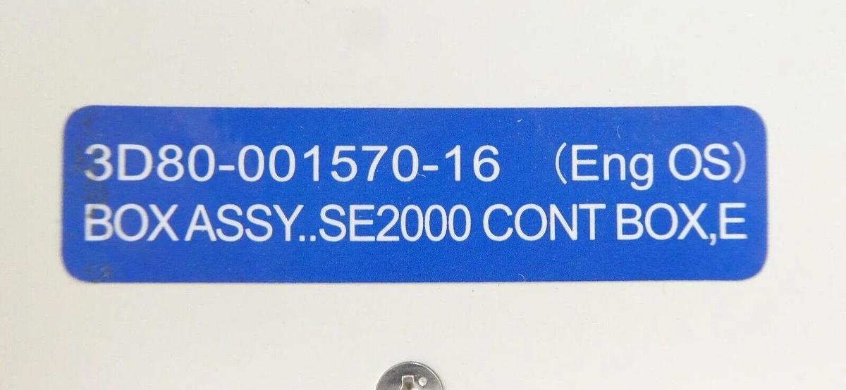 Used TEL Tokyo Electron 3D80-001570-16 Control Box Assembly SE2000 Working