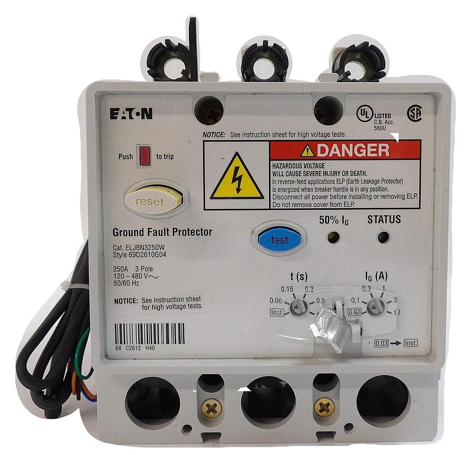Eaton ELJBN3250W Ground Fault Protector New