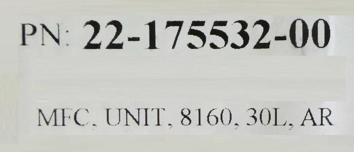 UNIT Instruments UFC-8160 Mass Flow Controller MFC Novellus 22-175532-00 New