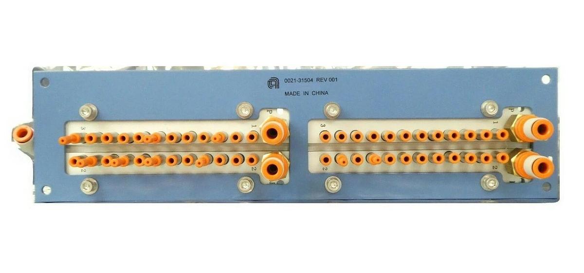 Used AMAT Applied Materials 0021-31504 Pneumatic Distribution Panel Producer Working
