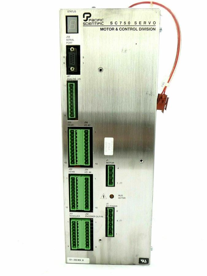 Used Pacific Scientific 121-235 Servo Controller SC750 Working Surplus