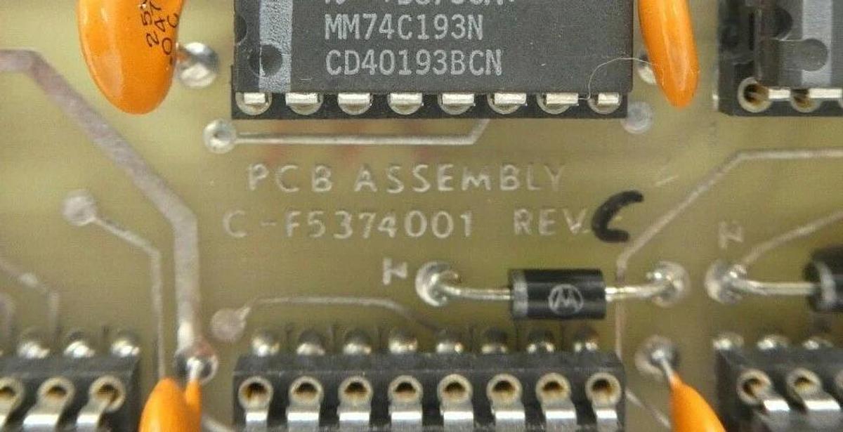 Used Varian Semiconductor VSEA C-F5374001 Logic Control PCB Rev. C Working Surplus
