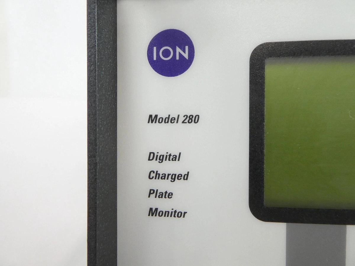 Used Ion Model 280 Digital Charged Plate Monitor Module Working Surplus