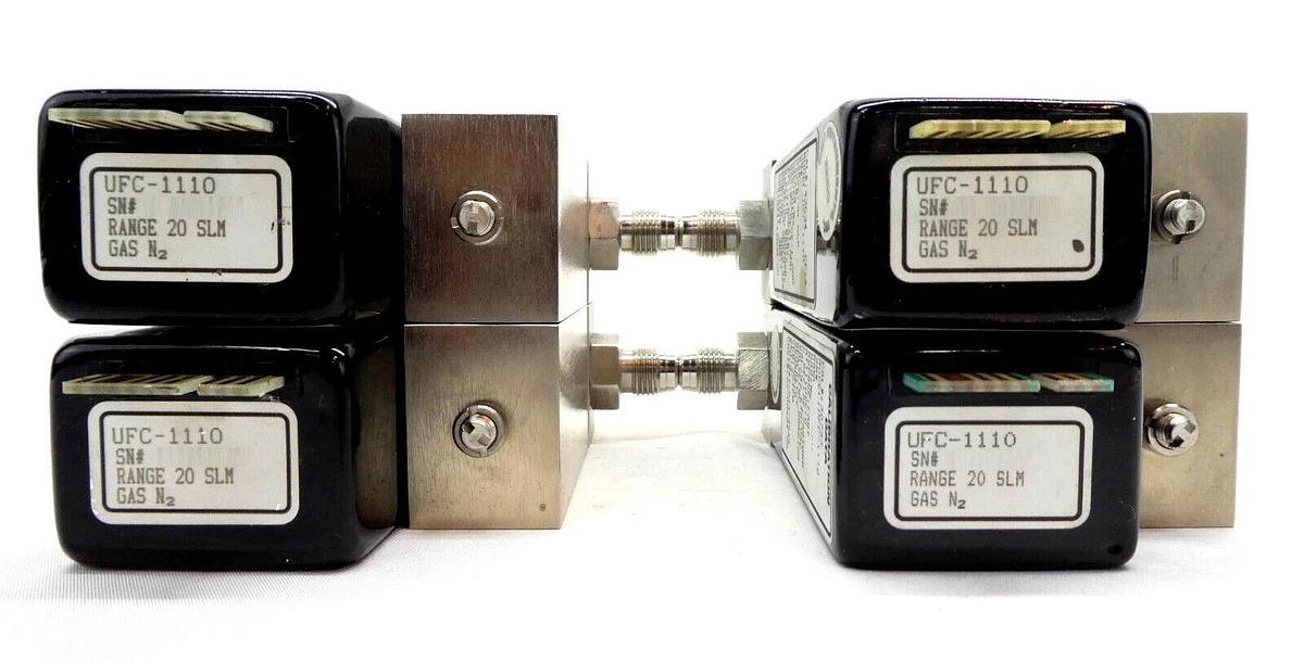 Used UNIT Instruments UFC Mass Flow Controller MFC UFC-1100A UFC-1110 Lot of 17