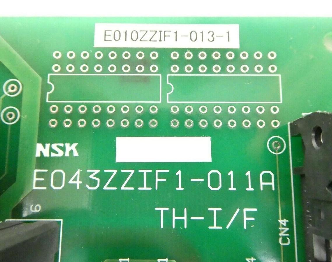 Used NSK E0443ZZIF1-011A PCB Connector TH-I/F E010ZZIF1-013-1 TEL Lithius Working