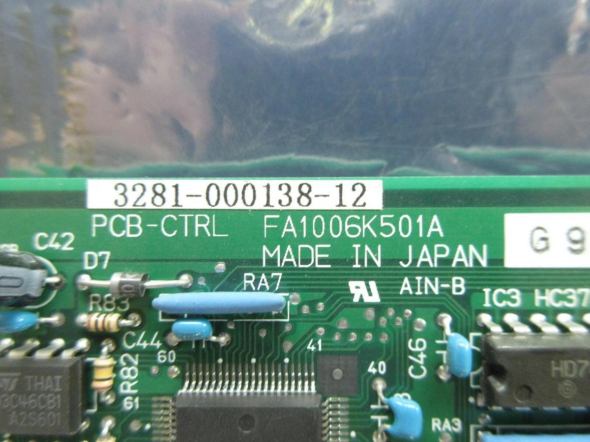 Used TEL Tokyo Electron 3281-000138-12 Control Board PCB FA1006K501A P-8 Used Working