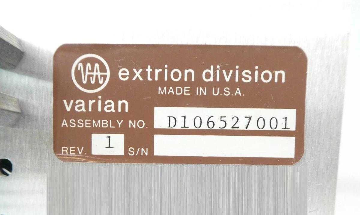 Used Varian Ion Implant Systems D106527001 End Station Vacuum System Module Working