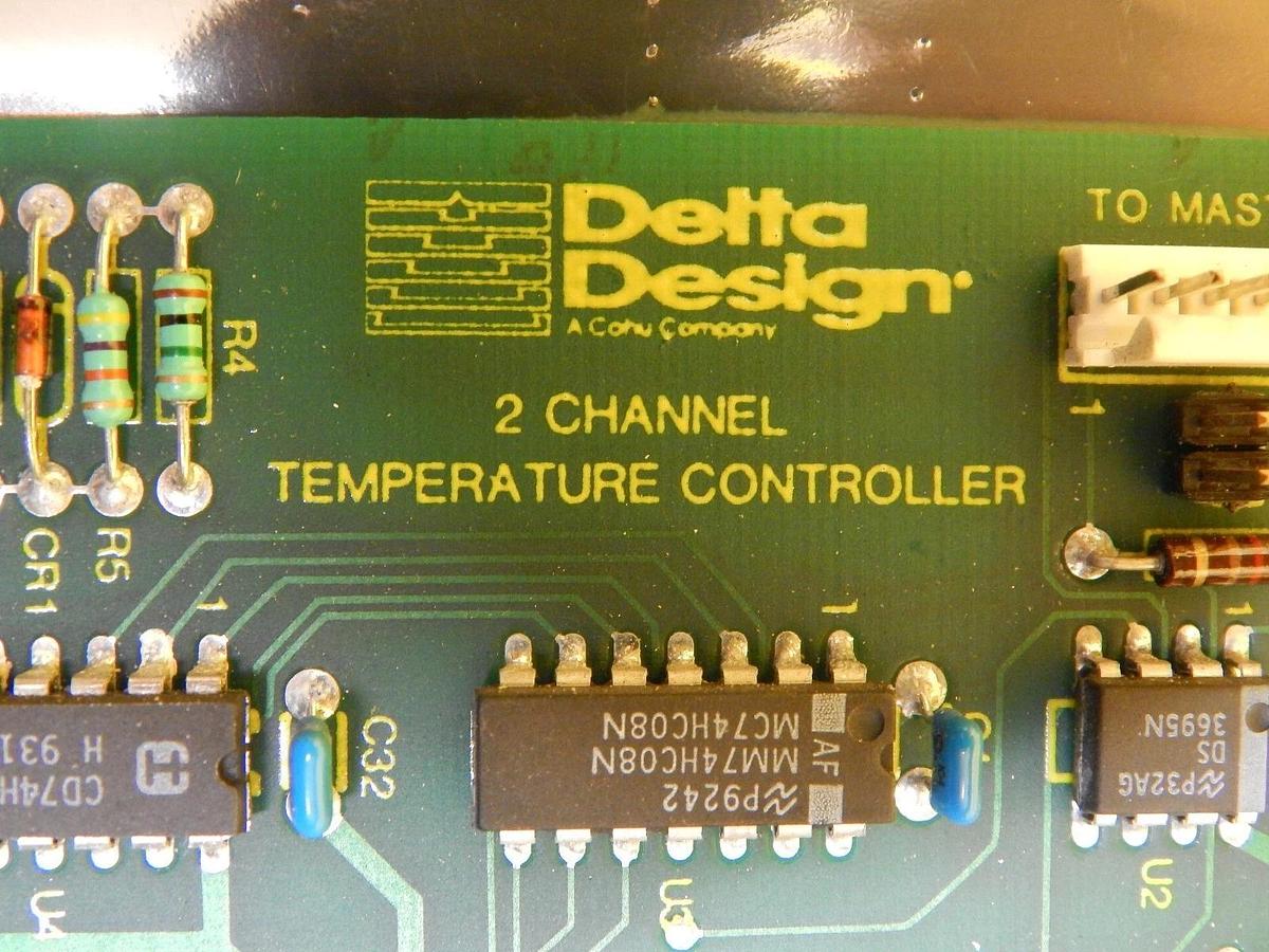 Used Delta Design 1658643-501 2 Channel Temperature Controller Board PCB Used Working