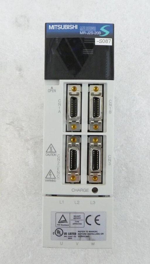 Used Mitsubishi Electric MR-J2S-20B-S087 AC Servo Driver MELSERVO Lot of 5 Working