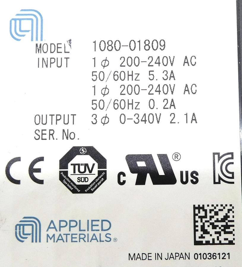 Used AMAT Applied Materials 0190-83797 Servo Drive Assembly 1080-01809 Working Spare