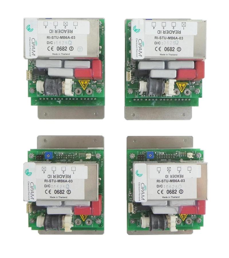 Used Texas Instruments RI-RFM-104B-01 PCB RI-STU-MB6A-03 Nikon NSR Lot of 4 Working