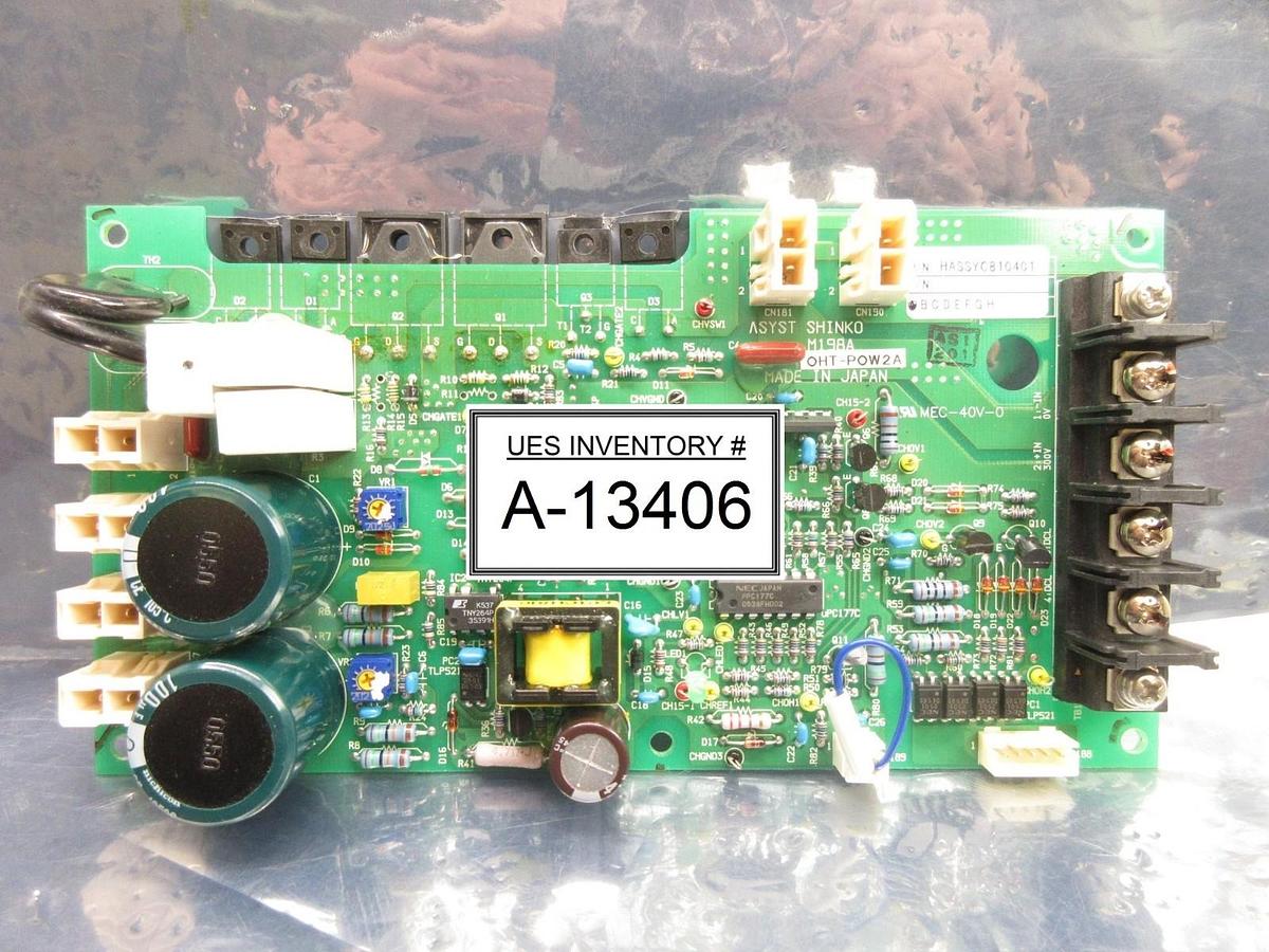 Used Asyst Shinko HASSYC810401 Power Supply Board PCB OHT-POW2A M198A Used Working