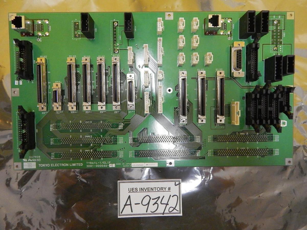 Used TEL Tokyo Electron 3D81-000046-V2 Interface PCB TYB61L-1/ELIF T-3044SS Used