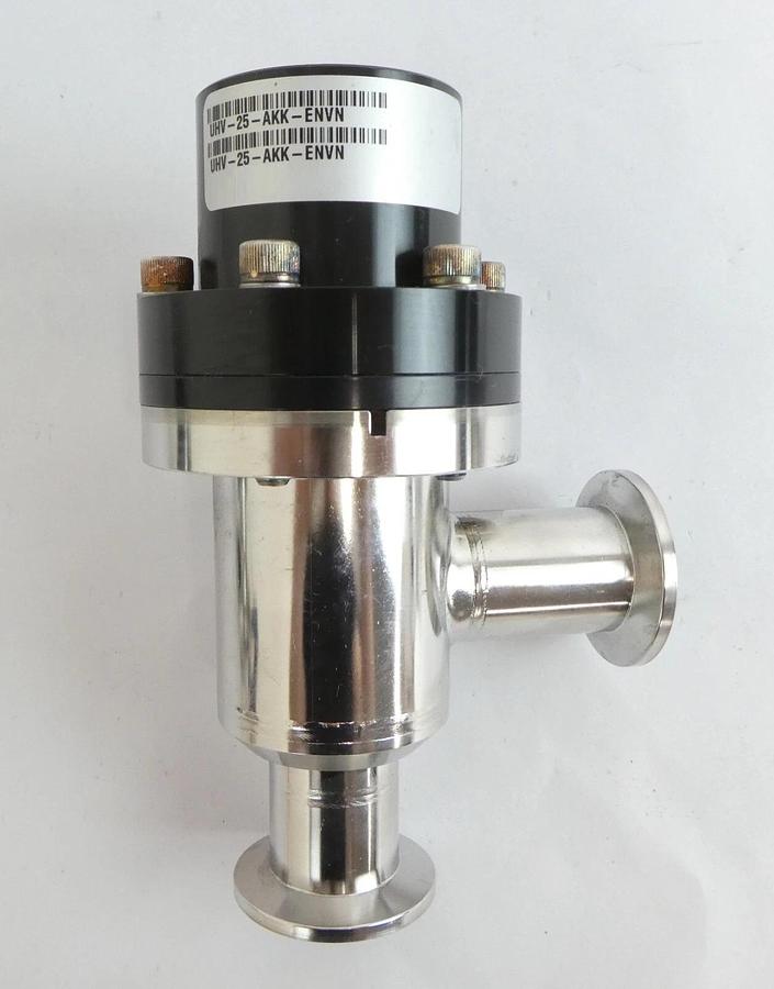 Used MKS Instruments UHV-25-AKK-ENVN Pneumatic Angle Vacuum Valve Lot of 4 Working