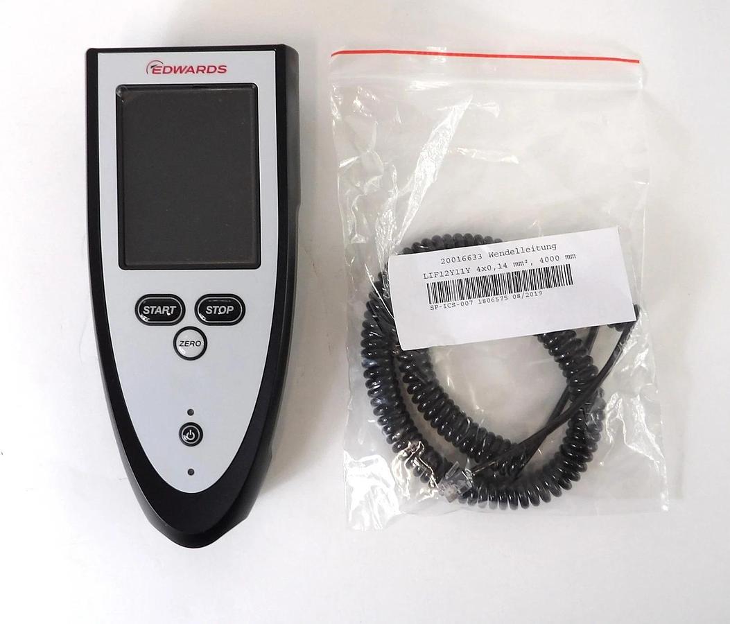 Used ELD500 Edwards D13550110 Helium Leak Detector Remote ELD 500 RC-WIRED New
