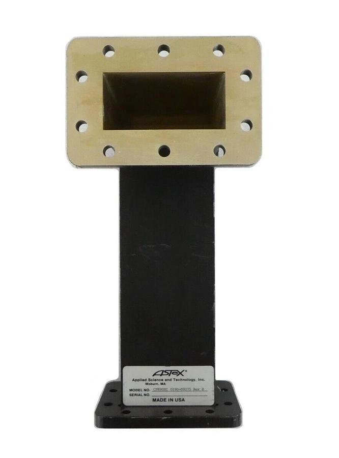 Used ASTeX Applied Science & Technology CPR90XC E-Bend Waveguide 0190-09275 Spare