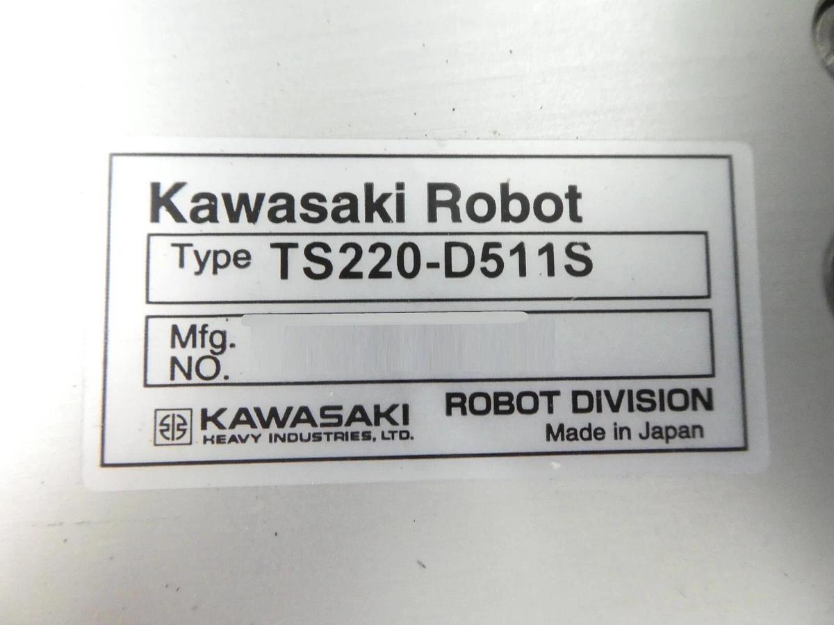 Used Kawasaki TS220-D511S Wafer Robot Assembly 50607-1222 Missing Drives As-Is