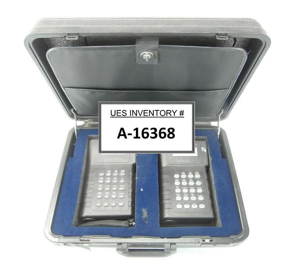 Used Solomat MPM 4100 Environmental Monitoring System Set of 2 w/Probes P327E 355RHB