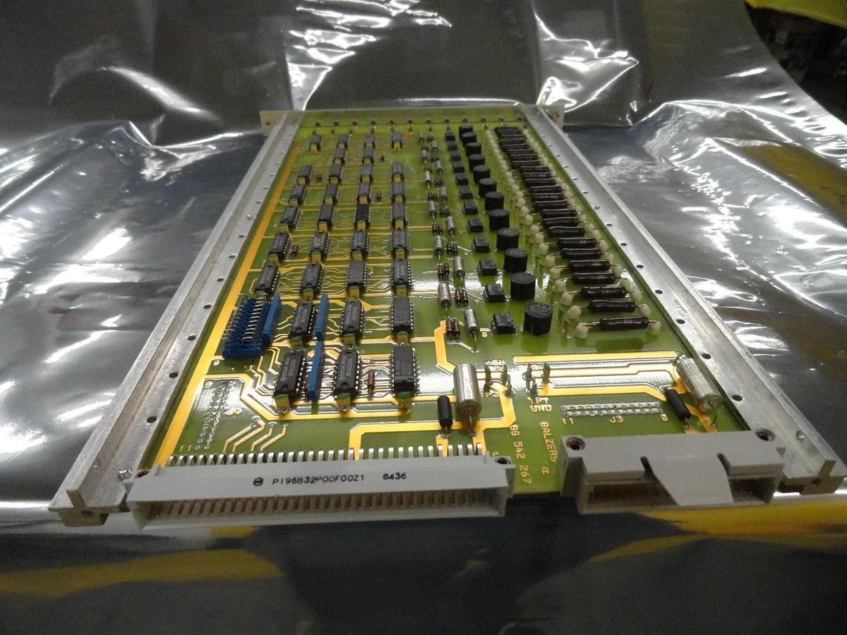 Used Balzers BG 542 272 T Indicator Display IU 201 PCB Card BG 542 263 T Used
