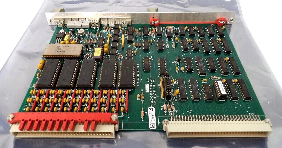Used AMAT Applied Materials 0100-09054 Analog Input Board PCB Card Working Surplus