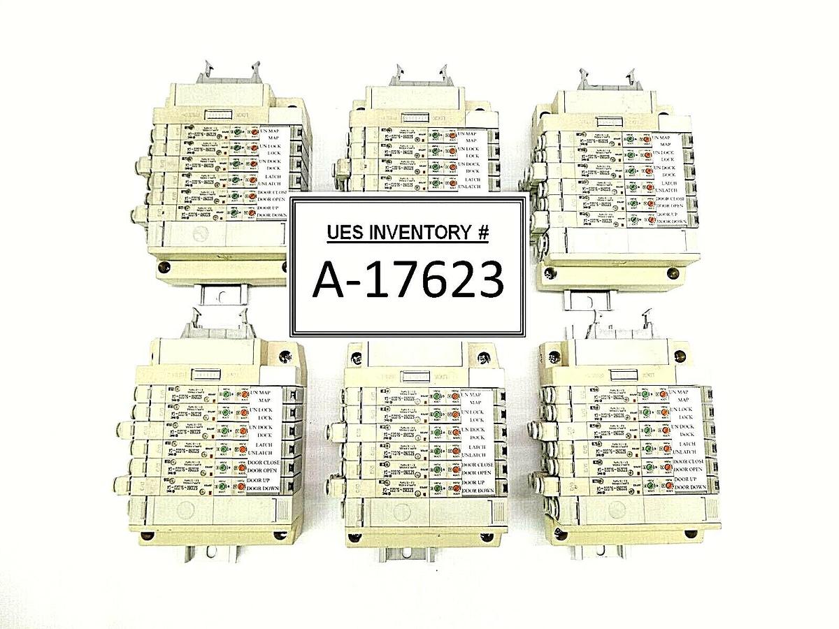 Used SMC 6-Port Pneumatic Manifold SZ3260-5LOZD-C4 SZ3360-5LOZD-C4 Lot of 6 Working
