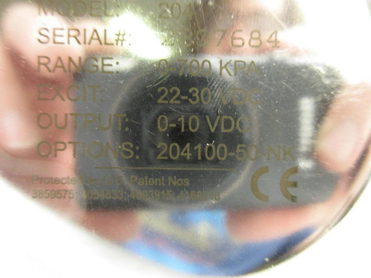 Used Setra 204100-50-NK Pressure Transducer 204 Nikon NSR System Used Working