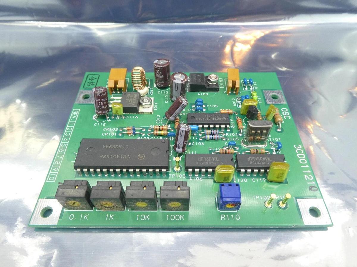 Used Hitachi Kokusai Denki 3CD011210 Adjustment Board PCB OSC Mikro Sonic Working