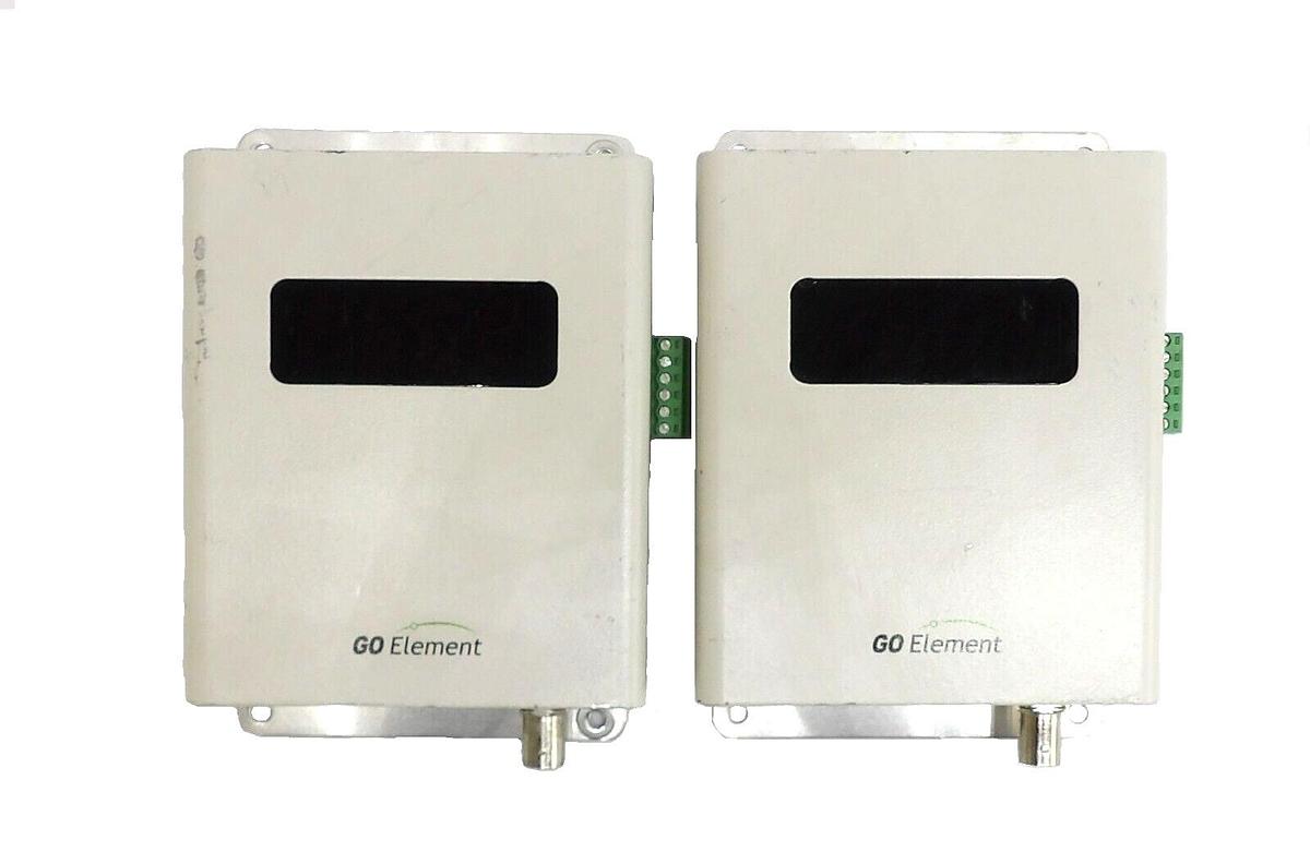 Used GO Element GO-BT102 Continuous Level Sensor Controller Lot of 2 Working Surplus
