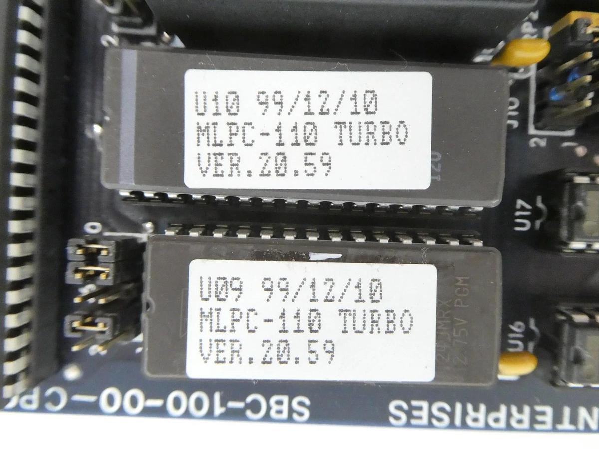 Used RLC Enterprise SBC-100-00 Single Board Computer SBC PCB Card Turbo 110 Working