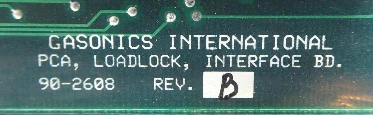 Used GaSonics 90-2608 Loadlock Interface PCB Rev. B Aura A-2000LL Working Surplus